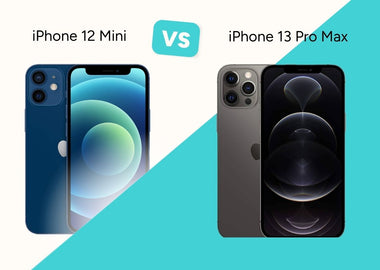 Comparatif iPhone 12 mini vs iPhone 13 Pro Max