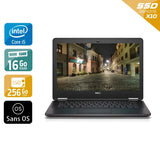 Latitude E7270 12,5" 2015 - Intel Core i5 2,4Ghz - 2 - 16Go DDR4 - 256Go SSD - Intel HD Graphics -
Gris / Noir - Sans OS - AZERTY - Image 1