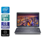 Latitude E6440 14" 2014 - Intel Core i5 2,7Ghz - 2 - 8Go DDR3 - 500Go HDD - Intel HD Graphics 4600 -
Gris / Noir - Sans OS - AZERTY - Image 1