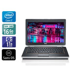 Latitude E6430 14" 2012 - Intel Core i7 2,7Ghz - 2 - 16Go DDR3 - 1To HDD - Intel HD Graphics 4000 -
Gris / Noir - Sans OS - AZERTY - Image 1