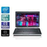 Latitude E6430 14" 2012 - Intel Core i7 2,7Ghz - 2 - 16Go DDR3 - 500Go HDD - Intel HD Graphics 4000 -
Gris / Noir - Sans OS - AZERTY - Image 1
