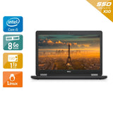 Latitude E5550 15,6" 2015 - Intel Core i5 2,3Ghz - 2 - 8Go DDR3 - 2To SSD - Intel HD Graphics 5500 - 
Gris / Noir - Linux - AZERTY - Image 1