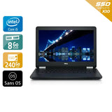 Latitude E5270 12,5" Core i5 2,4Ghz 2015 (Sans OS) - Intel Core i5 2,4Ghz - 2 - 8Go DDR4 - 240Go SSD - Intel HD Graphics 520 -
Gris / Noir - Sans OS - AZERTY - Image 1