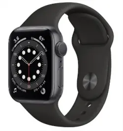 Apple Watch (Series 6) GPS - GPS - Aluminium - Gris Sidéral - Bracelet Sport - Gris Sidéral - 44mm