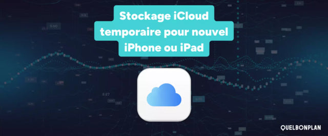Obtenir plus de stockage sur iCloud de façon temporaire