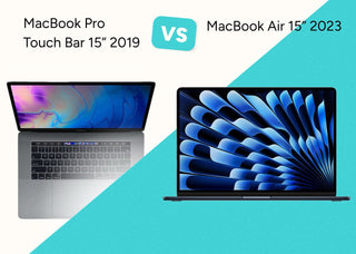 Différence entre MacBook Pro Touch Bar 15” 2019 vs MacBook Air 15” 2023