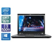 ThinkPad T430 14,1" 2012 - Intel Core i5 2,6Ghz - 2 - 16Go DDR3 - 500Go HDD - Intel HD Graphics 4000 - 
Gris / Noir - Windows 10 - AZERTY - Image 1