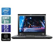 ThinkPad T430 14,1" 2012 - Intel Core i5 2,6Ghz - 2 - 8Go DDR3 - 2To HDD - Intel HD Graphics 4000 - 
Gris / Noir - Sans OS - AZERTY - Image 1