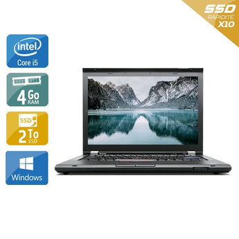 ThinkPad T420 14,1" 2011 - Intel Core i5 2,5Ghz - 2 - 4Go  DDR4 - 2To SSD - Intel HD Graphics 3000 - 
Gris / Noir - Windows 10 - AZERTY - Image 1