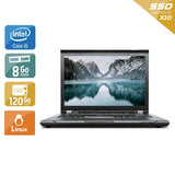 ThinkPad T420 14,1" 2011 - Intel Core i5 2,5Ghz - 2 - 8Go DDR3 - 120Go SSD - Intel HD Graphics 3000 - 
Gris / Noir - Linux - AZERTY - Image 1
