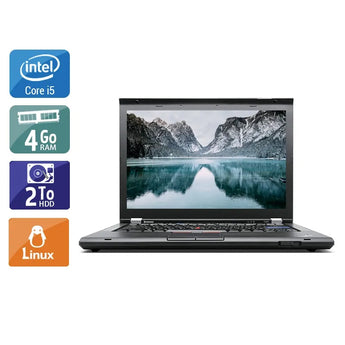 ThinkPad T420 14,1" 2011 - Intel Core i5 2,5Ghz - 2 - 4Go  DDR4 - 2To HDD - Intel HD Graphics 3000 - 
Gris / Noir - Linux - AZERTY - Image 1
