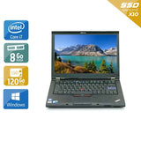ThinkPad T410 14,1" 2010 - Intel Core i7 2,6Ghz - 2 - 8Go DDR3 - 120Go SSD - Nvidia Quadro NVS 3100M - 
Gris / Noir - Windows 10 - AZERTY - Image 1