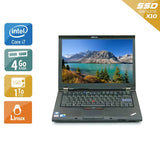 ThinkPad T410 14,1" 2010 - Intel Core i7 2,6Ghz - 2 - 4Go  DDR4 - 1To SSD - Nvidia Quadro NVS 3100M - 
Gris / Noir - Linux - AZERTY - Image 1
