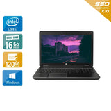 ZBook 15 G2 15,5" 2013 - Intel Core i7 2,8Ghz - 2 - 16Go DDR3 - 120Go SSD - Nvidia Quadro K1100M - 
Gris / Noir - Windows 10 - AZERTY - Image 1