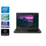 ZBook 15 G2 15,5" 2013 - Intel Core i7 2,8Ghz - 2 - 32Go  DDR3 - 500Go HDD - Nvidia Quadro K1100M - 
Gris / Noir - Sans OS - AZERTY - Image 1