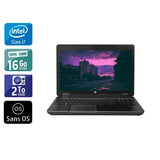 ZBook 15 G2 15,5" 2013 - Intel Core i7 2,8Ghz - 2 - 16Go DDR3 - 2To HDD - Nvidia Quadro K1100M - 
Gris / Noir - Sans OS - AZERTY - Image 1