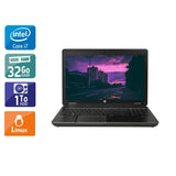 ZBook 15 G2 15,5" 2013 - Intel Core i7 2,8Ghz - 2 - 32Go  DDR3 - 1To HDD - Nvidia Quadro K1100M - 
Gris / Noir - Linux - AZERTY - Image 1