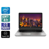 ProBook 650 G1 15,6" 2013 - Intel Core i3 2,4Ghz - 2 - 4Go  DDR4 - 500Go HDD - Intel HD Graphics 4600 - 
Gris / Noir - Sans OS - AZERTY - Image 1