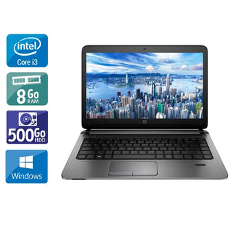 ProBook 430 G2 13,2" 2015 - Intel Core i3 2,1Ghz - 2 - 8Go DDR3 - 500Go HDD - Intel HD Graphics 4400 - 
Gris / Noir - Windows 10 - AZERTY - Image 1