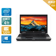 EliteBook 8440P 14" 2010 - Intel Core i5 2,4Ghz - 2 - 4Go  DDR4 - 120Go SSD - Intel HD Graphics - 
Gris / Noir - Windows 10 - AZERTY - Image 1