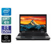 EliteBook 8440P 14" 2010 - Intel Core i5 2,4Ghz - 2 - 4Go  DDR4 - 250Go HDD - Intel HD Graphics - 
Gris / Noir - Sans OS - AZERTY - Image 1
