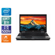 EliteBook 8440P 14" 2010 - Intel Core i5 2,4Ghz - 2 - 8Go DDR3 - 500Go HDD - Intel HD Graphics - 
Gris / Noir - Linux - AZERTY - Image 1