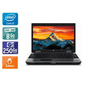 EliteBook 8440P 14" 2010 - Intel Core i5 2,4Ghz - 2 - 8Go DDR3 - 250Go HDD - Intel HD Graphics - 
Gris / Noir - Linux - AZERTY - Image 1