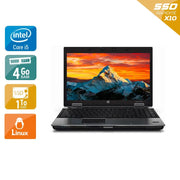 EliteBook 8440P 14" 2010 - Intel Core i5 2,4Ghz - 2 - 4Go  DDR4 - 1To SSD - Intel HD Graphics - 
Gris / Noir - Linux - AZERTY - Image 1