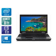 EliteBook 8440P 14" 2010 - Intel Core i3 2,4Ghz - 2 - 8Go DDR3 - 1To HDD - Intel HD Graphics - 
Gris / Noir - Windows 10 - AZERTY - Image 1