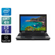 EliteBook 8440P 14" 2010 - Intel Core i3 2,4Ghz - 2 - 4Go  DDR4 - 1To HDD - Intel HD Graphics - 
Gris / Noir - Sans OS - AZERTY - Image 1