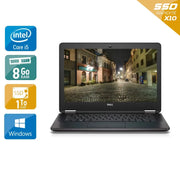 Latitude E7270 12,5" 2015 - Intel Core i5 2,4Ghz - 2 - 8Go  DDR4 - 1To SSD - Intel HD Graphics - 
Gris / Noir - Windows 10 - AZERTY - Image 1