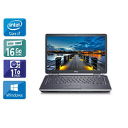 Latitude E6440 14" 2013 - Intel Core i7 3Ghz - 2 - 16Go DDR3 - 1To HDD - Intel HD Graphics 4600 - 
Gris / Noir - Windows 10 - AZERTY - Image 1
