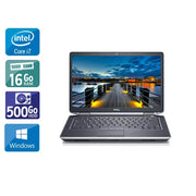 Latitude E6440 14" 2013 - Intel Core i7 3Ghz - 2 - 16Go DDR3 - 500Go HDD - Intel HD Graphics 4600 - 
Gris / Noir - Windows 10 - AZERTY - Image 1