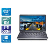 Latitude E6440 14" 2013 - Intel Core i7 3Ghz - 2 - 8Go DDR3 - 500Go HDD - Intel HD Graphics 4600 - 
Gris / Noir - Windows 10 - AZERTY - Image 1