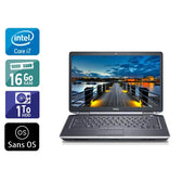 Latitude E6440 14" 2013 - Intel Core i7 3Ghz - 2 - 16Go DDR3 - 1To HDD - Intel HD Graphics 4600 - 
Gris / Noir - Sans OS - AZERTY - Image 1