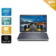 Latitude E6440 14" 2013 - Intel Core i7 3Ghz - 2 - 8Go DDR3 - 120Go SSD - Intel HD Graphics 4600 - 
Gris / Noir - Sans OS - AZERTY - Image 1