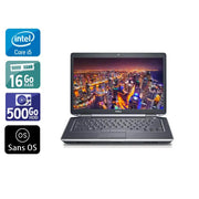 Latitude E6440 14" 2014 - Intel Core i5 2,7Ghz - 2 - 16Go DDR3 - 500Go HDD - Intel HD Graphics 4600 - 
Gris / Noir - Sans OS - AZERTY - Image 1