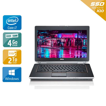 Latitude E6430 14" 2012 - Intel Core i7 2,7Ghz - 2 - 4Go  DDR4 - 2To SSD - Intel HD Graphics 4000 - 
Gris / Noir - Windows 10 - AZERTY - Image 1