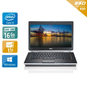 Latitude E6430 14" 2011 - Intel Core i3 2,5Ghz - 2 - 16Go DDR3 - 1To SSD - Intel HD Graphics 4000 - 
Gris / Noir - Windows 10 - AZERTY - Image 1