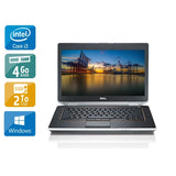 Latitude E6430 14" 2011 - Intel Core i3 2,5Ghz - 2 - 4Go  DDR4 - 2To SSD - Intel HD Graphics 4000 - 
Gris / Noir - Windows 10 - AZERTY - Image 1