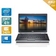 Latitude E6430 14" 2011 - Intel Core i3 2,5Ghz - 2 - 4Go  DDR4 - 240Go SSD - Intel HD Graphics 4000 - 
Gris / Noir - Windows 10 - AZERTY - Image 1