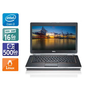 Latitude E6430 14" 2011 - Intel Core i3 2,5Ghz - 2 - 16Go DDR3 - 500Go HDD - Intel HD Graphics 4000 - 
Gris / Noir - Linux - AZERTY - Image 1