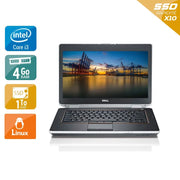 Latitude E6430 14" 2011 - Intel Core i3 2,5Ghz - 2 - 4Go  DDR4 - 1To SSD - Intel HD Graphics 4000 - 
Gris / Noir - Linux - AZERTY - Image 1