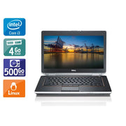 Latitude E6430 14" 2011 - Intel Core i3 2,5Ghz - 2 - 4Go  DDR4 - 500Go HDD - Intel HD Graphics 4000 - 
Gris / Noir - Linux - AZERTY - Image 1
