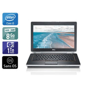 Latitude E6420 14" 2011 - Intel Core i5 2,5Ghz - 2 - 8Go DDR3 - 1To HDD - Intel HD Graphics 3000 - 
Gris / Noir - Sans OS - AZERTY - Image 1