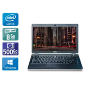 Latitude E6220 12,5" 2011 - Intel Core i5 2,5Ghz - 2 - 8Go DDR3 - 500Go HDD - Intel HD Graphics 3000 - 
Gris / Noir - Windows 10 - AZERTY - Image 1