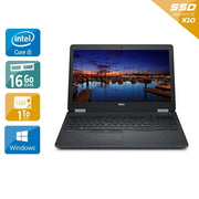 Latitude E5570 15,6" 2015 - Intel Core i5 2,4Ghz - 2 - 16Go DDR4 - 1To SSD - Intel HD Graphics - 
Gris / Noir - Windows 10 - AZERTY - Image 1