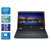 Latitude E5570 15,6" 2015 - Intel Core i5 2,4Ghz - 2 - 16Go DDR4 - 2To HDD - Intel HD Graphics - 
Gris / Noir - Windows 10 - AZERTY - Image 1