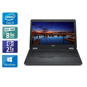 Latitude E5570 15,6" 2015 - Intel Core i5 2,4Ghz - 2 - 8Go  DDR4 - 2To HDD - Intel HD Graphics - 
Gris / Noir - Windows 10 - AZERTY - Image 1