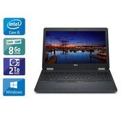 Latitude E5570 15,6" 2015 - Intel Core i5 2,4Ghz - 2 - 8Go  DDR4 - 2To HDD - Intel HD Graphics - 
Gris / Noir - Windows 10 - AZERTY - Image 1